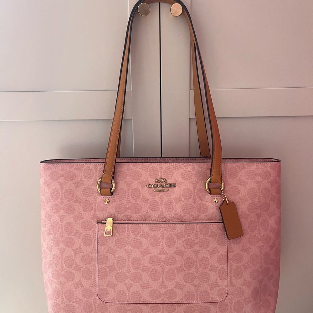 Coach Powder Pink Station Tote